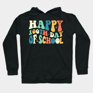 Happy 100Th Day Of School Teacher Kids 100 Days Of School Hoodie